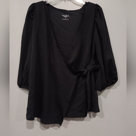 Isabel Maternity Black Nursing Shirt - Picture 1 of 5